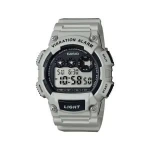 카시오 W-735H-8A2 10년 전지 디지털 학생 남성 우레탄 시계