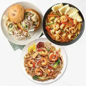 애슐리 해물 누룽지탕+봉골레 크림 빠네+타이 시푸드 팟타이 총 6인분 홈파티 밀키트