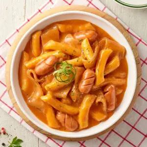 애슐리 홈스토랑 중국당면 로제 떡볶이 2인분 밀키트 아이 간식