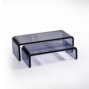 DP선반 아크릴선반 블랙진열선반 투명블랙 진열대 DP 아크릴정리대 아크릴