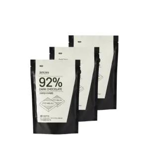 제키스 프리미엄 초콜릿 다크 초콜릿 92프로 파우치 48개입 3봉