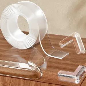가구 스트립용 투명 소프트 코너 프로텍터 1.18인치 x 13.12피트 가장자리 범퍼 6개의 가드 창문 벽 보호대