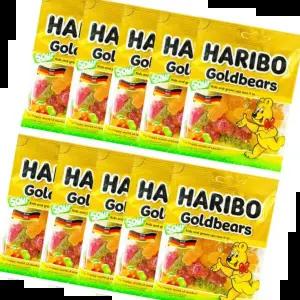 곰젤리 하리보골드베어사우어 골드베어사우어젤리 10개