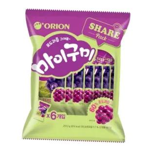 아이간식 오리온 포도과즙 그대로 마이구미 (반박스 259.2gx6개