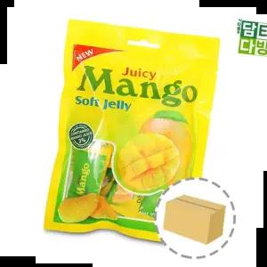 간식 쥬시 망고 젤리 (24개입) 100g 1BOX