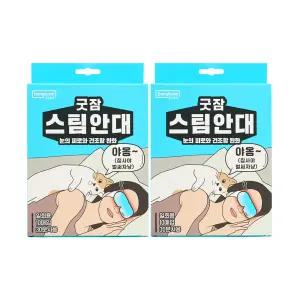 동국제약 굿잠 스팀안대 수면 온열안대 눈찜질안대 발열 일회용 2박스