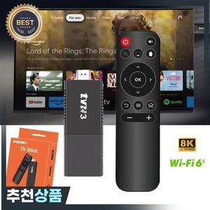 스마트 TV 스틱 안드로이드 쿼드 코어 2.4G&5G WiFi 스트리밍 4K 비디오 미디어 플레이어