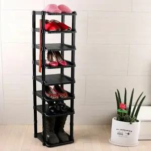 공간활용 8켤레 신발정리대 진열장 접이식 수납 신발보관함