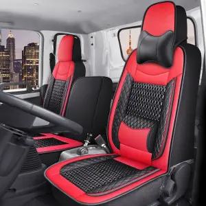 포터2 의자 쿨시트 봉고 레드 가죽 화물차 화물차시트