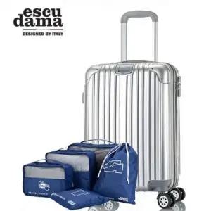 ( )+ 기내용 20인치 에스쿠다마 파우치 아리아 캐리어 5종세트