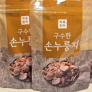 [NS홈쇼핑]누룽지 간식 선물용 선물세트 간편식 누룽지탕 가마솥 국산누룽지 110g 4봉지..[35733803]