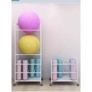 매트 정리대 요가 거치대 수납함 폼롤러 짐볼 랙 필라테스 보관 홀더