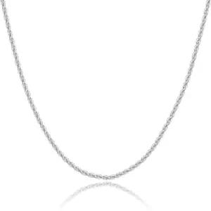 BRIJEWNEES 925 스털링 실버 걸쇠 2/2.5/3/4/5mm 남성용 목걸이 로프 체인 다이아몬드 컷 남성 16 18 20 22