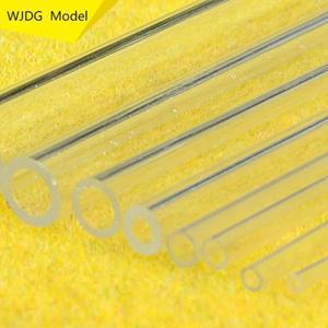 10Pcs WJDG 모델 직접 2mm-10mm 릴 플렉시 유리 튜브 DIY 빌딩 모래 테이블 투명  원형