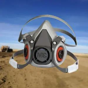 3M 가스마스크 방독면 반면형 중형 분진 용접 방진