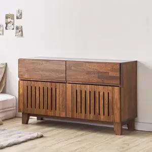 빅피처가구 버티컬 아일랜드 멀바우 1000 원목수납장 (착불)