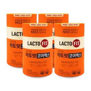 종근당건강 생유산균 락토핏 코어맥스 2g x 60포 X 4통 I