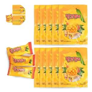 미성식품 160g 망고젤리 젤리 간식 10개 과자