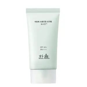 한율 선크림 어린쑥 수분 진정 촉촉한 백탁없는 50ml