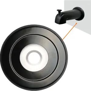 화루 1/4인치 두께의 SUS304 욕조 스파우트 커버 링 수도꼭지 주변 밀봉 스페이서 플레이트 목욕 샤워