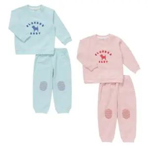 [블루독베이비] 블루독 패치 상하세트(4617067202+4617067203)등원 백일 돌 조카 유아 아가옷 선물