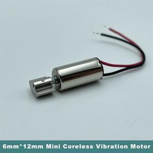 6mm x 12mm 미니 코어리스 진동 진동 모터, DC 1.5V 2.4V 3V 소형 진동기 편심 휠 DIY 장난감 마사지 칫솔