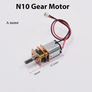 작은 미니 10mm * 12mm N10 풀 메탈 기어 모터 D 샤프트 DC 3V-6V 3.7V 5V 장난감 모델 전기 잠금 장치 용