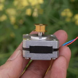 NEMA14 미니 35mm 스테퍼 모터 0.9도 2상 4선 이중 볼 베어링 3D 프린터용 5mm 샤프트 CNC 로봇 스테핑 모