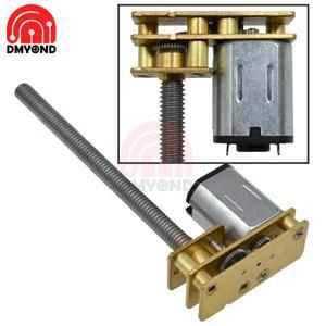 Dc 3 v 6 v 12 v GA1024-N20 bringsmart 금속 기어 휠 기어 박스와 스레드 샤프트 지능형 장난감 자동차 로