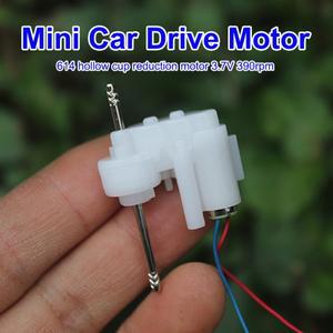 마이크로 614 듀얼 샤프트 코어리스 기어 모터, 레드, 390RPM, DIY 취미 장난감 및 자동차에 적합