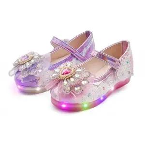 [풋풋]풋풋 별빛하트 글리터 LED 구두 라이팅구두 발광구두 여아구두