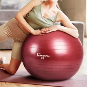 짐볼 루비 와인 75cm 임산부 균형 운동 스트레칭