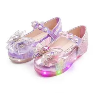 풋풋 미니하트 버터플라이 LED 구두 라이팅구두 발광구두