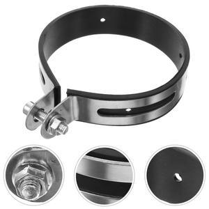 배기 클램프 110-115Mm 바이크 오토바이 파이프용 조정 가능 버트 조인트 밴드 내구성 슬리브 커플러 U 볼