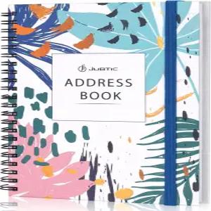 연락처 인터넷 웹사이트 로그인 홈 오피스용 전화번호부 노트북 저널 5.2인치 x7.7인치 알파벳 탭이 있는