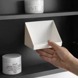 ( )무타공 접착식 선반 수납함 욕실 벽걸이 정리함 다용도 거치대