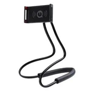 목에거는 스마트폰 넥거치대 핸드폰 자바라 목거치대