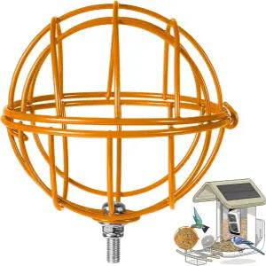 하스허브 금속 수트 볼 홀더 - 대부분의 실외 스마트 피더와 호환 5mm 나사(오렌지)가 있는 조류 피더