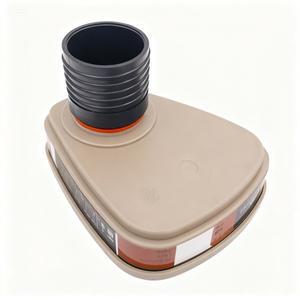 국제 표준 40MM 가스 마스크 어댑터: 먼지 PM2.5 및 스프레이 페인트 호흡 필터용 나사형에서 베이오넷 변