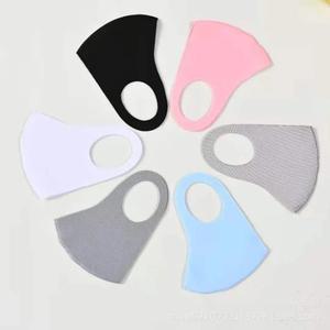 재사용 가능한 빨 수있는 통기성 솔리드 컬러 코튼 마스크 성인용 야외 방풍 방진 마스카라 재사용 가능한