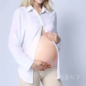 임산부가짜배체험복 실리콘 가짜배 임부복 쌍둥이 남편 임신 체험복 만삭 모형 경험 체험 임산부 연기