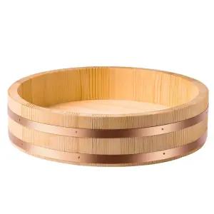 스시 샤리그릇 샤리통 30x8cm 보온통 도시락 나무 일식집 kg용