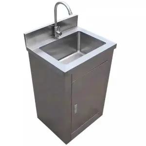 스텐세면대 보조 간이 세면대 화장실 이동식 싱크대
