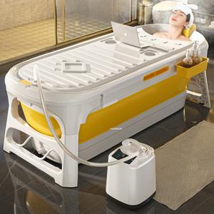 모던 욕실 땀 스팀 접이식 성인 휴대용 욕조 전신 편안한 가정용 두꺼운 디자인