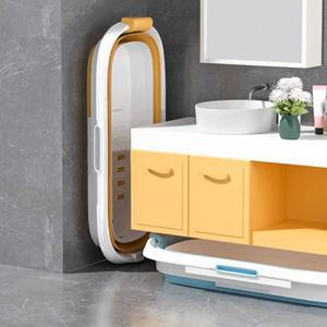 미니어처 휴대용 욕조 화이트 강력한 버킷 냉수 접이식 발 성인용 가구