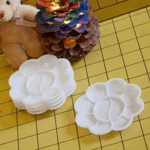 팔레트 꽃 플라스틱파렛트 미술팔레트 물감팔레트 핸드파렛트 팔레트