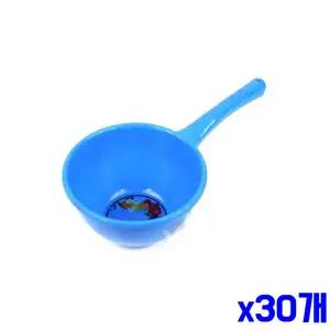 튼튼한 손잡이 자루바가지소 12.5x 28x6.5cm x30개 욕실 주방 물바가지