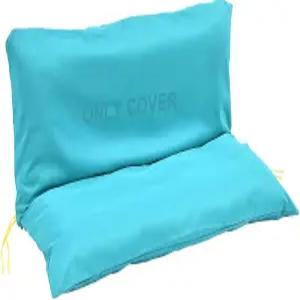 3인승 스윙 교체 쿠션 전용 커버 미끄럼 방지 타이 로프 디자인 벤치 지퍼 교체가 쉬운 현관 커버(47 W x