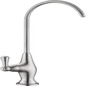 주방 싱크대용 카블 식수 수도꼭지 바 역삼투압 정수 여과 브러시드 니켈 및 스테인리스 스틸 B08