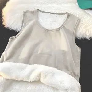 남친 패딩조끼 덕다운 조끼 솔리드 컬러 기모 이너 나시 패피1